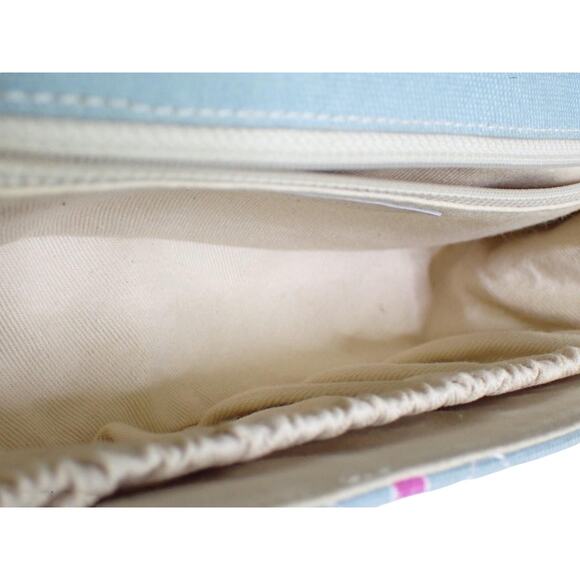 Chanel Eiffel Tower Flap Bag Vintage Paris Shoulder Purse CC Rare Quilted Canvas - Picture 5 of 16